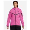 Nike Tech Fleece W - Felpa - Donna - Fucsia