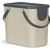 ROTHO - Pattumiera Albula Cappuccino 25 litri - h34x40x23,5 cm