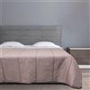 VESTIAMO CASA - Trapunta Matrimoniale Double Face Beige e Tortora 240x240 cm