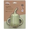 Interbaby Bicchiere antigoccia in silicone verde per bambini