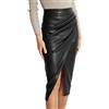 Generico Gonna Plissettata Donna Corta Midi Skirts Gonna 14 Anni Vestiti Vintage Inverno Pantaloni Gonna Donna Gonna Scozzese Grigio Donna Gonna Jeans Corta Donna Gonne Donna Vita Alta di Pelle