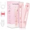 Umikk Silky Splash Rasoio elettrico 2 in 1 Dual Head Donna Intimbereich Pro, IPX7 Impermeabile Wireless Wet & Dry Bikini Trimmer, rasoio elettrico da donna con USB di ricarica