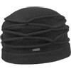 McBURN Kamita Berretto in Lana Follata Donna - Made Italy Beanie da Cappello follato Invernale Inverno Autunno/Inverno - Taglia Unica Rosso