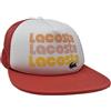 Lacoste RK7886 Unisex Taglia Unica Blanc/Sierra Cap con Mesh Back