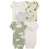 Acuryx Tutine a Maniche Corte Unisex Neonato Bambino Confezione da 5 Pezzi #22 12-18 Mesi