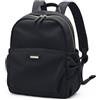 GOLF QUALITY Zaino Donna Elegante Borse a Zainetto Antifurto Multifunzionale Borse a Spalla Grande Capacità Viaggio Zaino Scuola Casuale Daypack Nero
