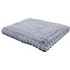 BingoPaw Cuccia per cani Taglia Grande: XXL Lettino cani Sfoderabile Lavabile Materassino cane Impermeabile, Cuscino Soffice Morbido Peloso Antiscivolo per animali domestici 120x90x12 cm, Grigio