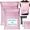 100 Buste per Spedizioni 20x35 cm. Sacchetti Postali Bianchi Opachi Autoadesivi, Imballaggio Impermeabile e Resistente per Abbigliamento, Libri