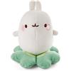 NICI- Peluche MOLANG su Trifoglio 12cm, Colore Bianco, 48872