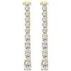 MARLION JEWELS Orecchini da donna in argento 925 con zirconi circolari. Set Orecchini da donna con finitura in argento sterling o oro 18 carati ideali per regalo... Gioielli (Placcato oro)