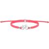 SAILBRACE Bracciale Silver Bike Neon Rosa BRAIDED