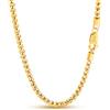 Dankadi Collana sottile 3 mm in 925 argento, catena Rolo fine 18 20 22 24 26 28 30 per ciondolo a maglia rotonda quadrata design italiano, gioielli per uomo donna, 30 inch, Argento sterling