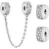 Catena di Sicurezza con logo | Argento sterling | Pandora
