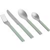 Hay - Set di posate MVS - Verde - Acciaio inossidabile - Designer Muller Van Severen