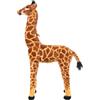 Vidaxl Giraffa in Peluche in Piedi Marrone e Gialla XXL