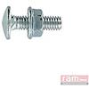 RAM CHEVILLES ET FIXATIONS Bullone TRCC, 6 x 16 mm, grigio, scatola da 100