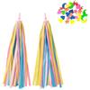 Mikiuly Streamer per Manubrio della Bicicletta, Biciclette per Bambini Manubrio Stelle Filanti Streamers, Manubrio Filanti Bicicletta, Frange per Manubrio con 36 Perline per Raggi