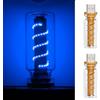 Zosppei 2 PCS Retro lampade per auto,Plug-in USB ha portato le luci d'atmosfera interna con il tocco e dimmerabile,auto USB luce notturna,portatile Mini LED lampade interne per auto,camera da letto,Blu