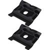 Create idea 2 staffe di montaggio per batteria con bullone 1J0803219 6X0959502A nero compatibile con Maggiolino compatibile con Jetta Golf A3 Q3