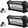 Vegena LED Faro da Lavoro 120W - 12V/24V, 6000k Luci Fuoristrada, Impermeabile per SUV, Trattori, Auto (2 PCS)