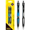 Idena 512405 - Penne a sfera retraibili, 2 pezzi, blu e argento