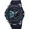 Casio Orologio G-shock carbon core guard nero e turchese GA-2200M-1AER