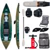 AQUA MARINA Kayak AQUA MARINA CALIBER 13'1 - kayak gonfiabile da pesca - opzione: con motore BlueDrive X PRO e pagaia