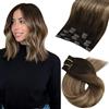 Moresoo Extension Capelli Clip Balayage Marrone #4/10/16 30 cm 80g 5pz