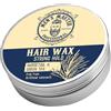Men's Master Cera per capelli, presa forte, prodotto per lo styling volumizzante, per uomini, capelli ricci, ondulati, sottili, con equiseto e tè verde, forte tenuta, cura, lucentezza naturale, 100 ml