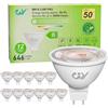 GY Lampadine LED GU5.3 MR16 12V 3.8W, 4000K Bianco Naturale, 646 Lumen, Angolo 36°, Non Dimmerabile, Faretto Interni, Lampada LED a Risparmio, 12 Pezzi