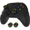 PlayVital Cover Controller per Xbox Series X/S Joystick, Custodia Skin Silicone Grip Antiscivolo & Copri Levette Analogiche & Adesivi per Xbox Core Wireless Controller, Runes, Nero