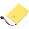 Dilwe Batteria Ricaricabile con Presa SM 2P da 6,0 V, con Protezione da Sovraccarico e Cortocircuito, Batteria al Litio per Auto RC da 700 mAh per la Sostituzione