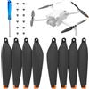 DERAY | Elica per drone DJI Mini 4 Pro, punta in gomma TPU, Fly More Combo, eliche di ricambio silenziose, 8 pezzi/4 paia