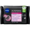 NIVEA (BEIERSDORF SpA) Nivea MicellAir Professional Salviettine Struccanti 20 Pezzi, Salviette per trucco waterproof