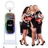 YuuuCooo Magic Mirror Photo Booth con touch screen da 21,5 pollici, supporto per selfie con luce LED RGB e custodia da viaggio per feste di nozze, eventi a noleggio (cabina fotografica)