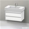 Duravit Ketho mobile con lavabo Vero, 2 scomparti estraibili, 0329850000+KT664001818, Ketho; Vero [Mobili da Bagno > Mobili con Lavabo Integrato]
