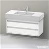 Duravit Ketho mobile con lavabo Vero, 2 scomparti estraibili, 0329100000+KT664101818, Ketho; Vero [Mobili da Bagno > Mobili con Lavabo Integrato]