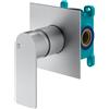 Mariner Arya set doccia per 1 uscita, incluso corpo incasso, ARY1900-CS+INT9035-00, Arya cromo spazzolato [Rubinetteria Bagno > Rubinetteria Doccia]