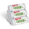 Alfapac Professional, 500 sacchetti per rifiuti compostabili da 50 l, 25 rotoli da 20 sacchetti, chiusura a 2 nodi, prodotti in Francia, per rifiuti organici