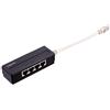 LogiLink Splitter a 4 porte RJ45 MP0032 nero