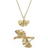 Emporio Armani Donna Bracciale e Collana in Ottone Dorato, Set