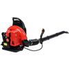 HshDUti Soffiatore per foglie a benzina, 665 CFM, 63 cc, a 2 tempi, senza fili, per la cura del prato, spazzaneve, rimozione della polvere, alimentato a gas, per giardini, terrazze, grondaie, vialetti, rosso