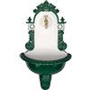 aubaho Nostalgia lavandino Fontana Fontana a Muro 71,5cm Alu Giardino Fontana Giardino