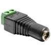 Delock - Adattatore DC 2,5 x 5,5 mm femmina, blocco terminale a 2 pin (2, presa > blocco terminale)