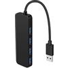 Nevalerra Splitter USB - Portable Us.b Extender, porta unità flash | Hub multipli dispositivi, efficiente laptop - Expander per la zona tecnologica della tabella di studio, PC Peripheral Area, cavo da viaggio