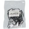 XANITALIA Elastici per Capelli Mare Nero