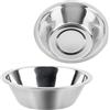 Cxryrzhe 2 ciotole per cani spesse in acciaio inox per cani e gatti, facili da pulire (17,5 cm)