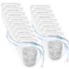 ROSYLEVE 15 Pezzi Adatti per Filtri Tetra EasyCrystal Filter Pack C600, Filtri di Ricambio per Reptofilter, Tetra Easycrystal Accessorio per Acquari Dotato di Carbone Attivo e Zeolite