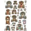Carta di riso Xmas Doors