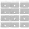 EBTOOLS Mollette X Deflettori - Clips Per Deflettori Auto in channel visor clips Set Di Clip Di Fissaggio Per Deflettore Auto Universale Per Deflettore di pioggia e universale per auto (12